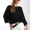 Robin Knitted Top - Black