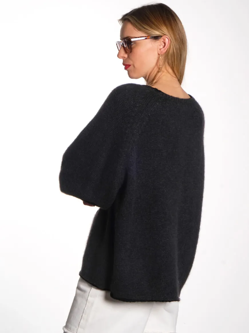 Robin Knitted Top - Black
