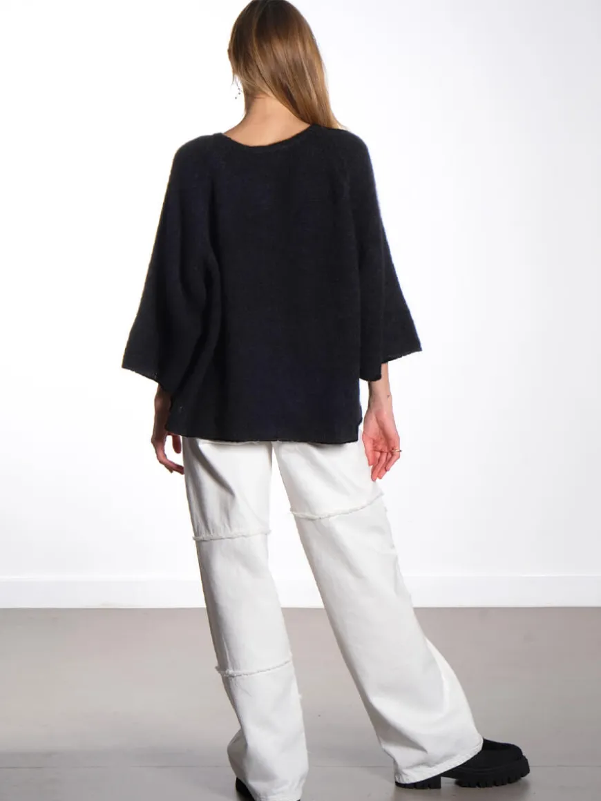 Robin Knitted Top - Black