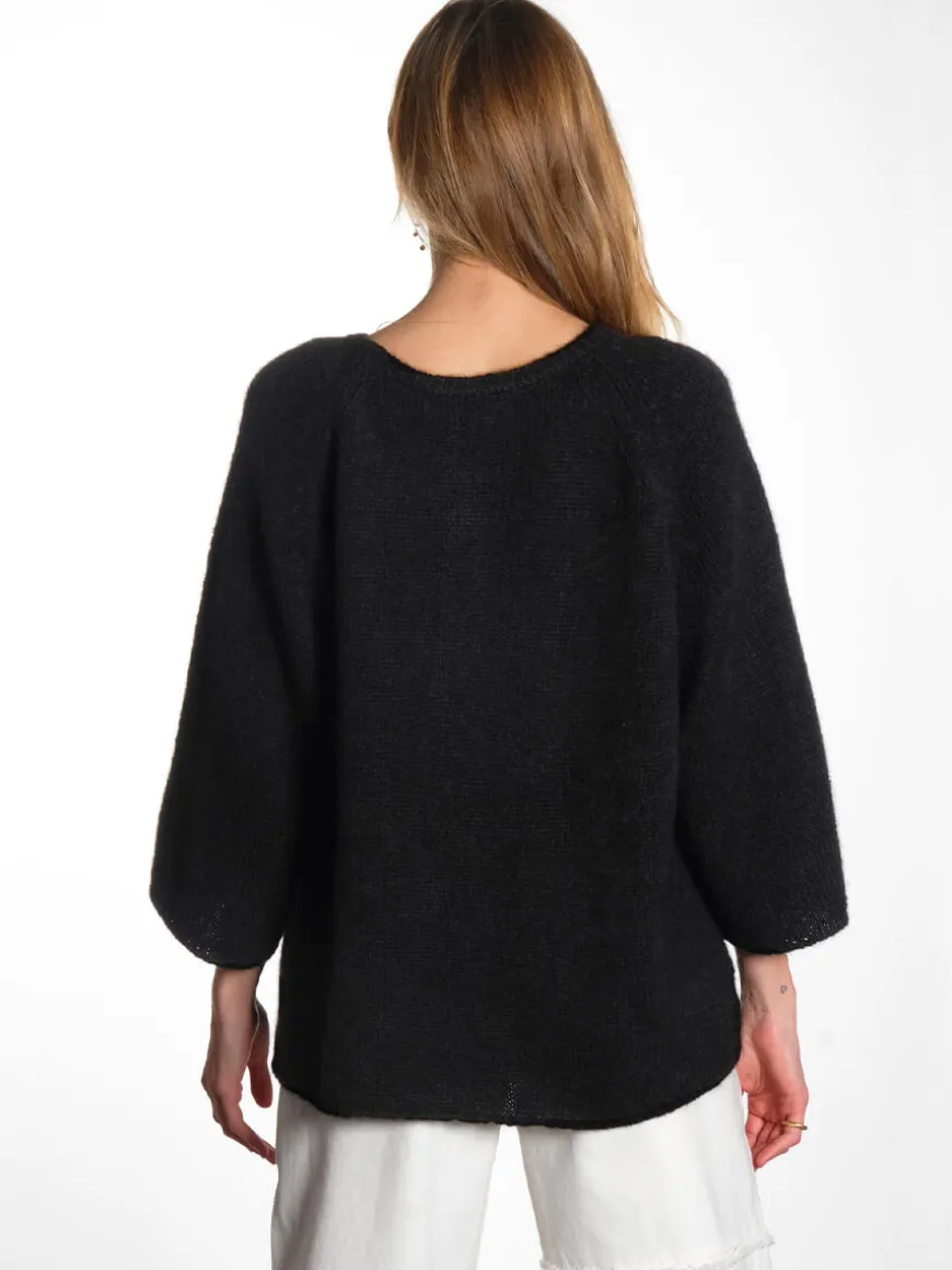 Robin Knitted Top - Black