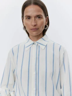 Romy - Striped Cotton shirt
