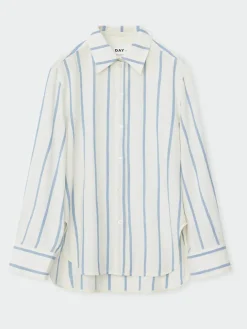 Romy - Striped Cotton shirt