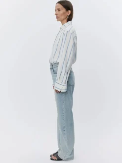 Romy - Striped Cotton shirt