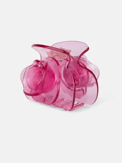 Rosie Plain Big Hairgrip - Rose