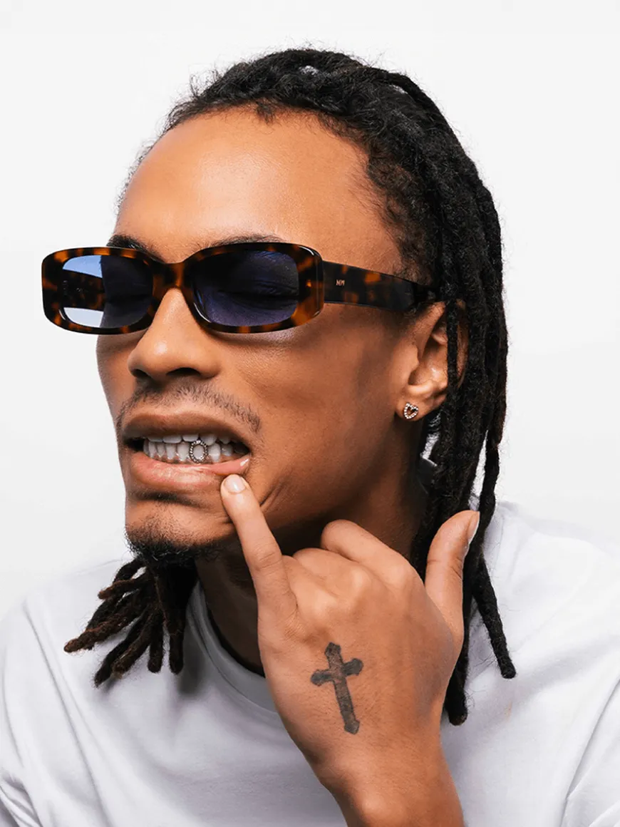 Roxie Sunglasses - Tortoise Blue