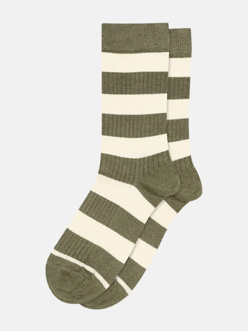Signe Socks - Deep Lichen Green