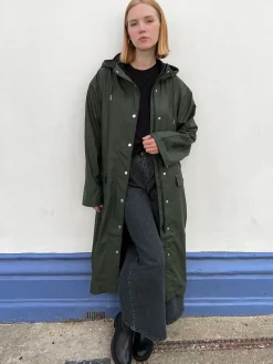Stala Long Raincoat - Rosin