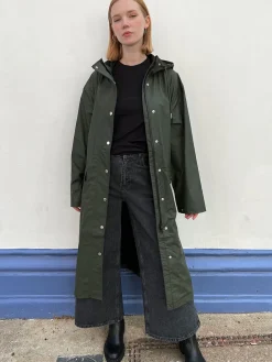 Stala Long Raincoat - Rosin
