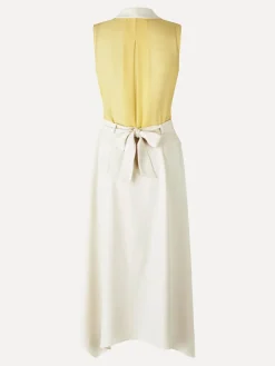 Tailored Handkerchief Dress - Ivory / Cornsilk