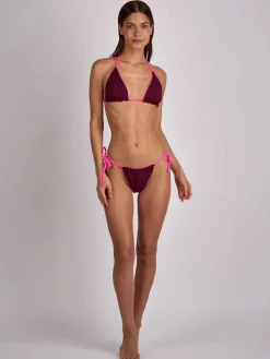 Waverly Bikini Tanga - Pink/Bordeaux