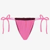 Waverly Bikini Top - Pink/Bordeaux