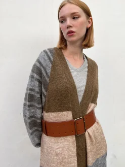 Wide Belt - Cognac