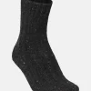 Wool Mix Socks Rib Soft - Anthracite