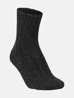 Wool Mix Socks Rib Soft - Anthracite