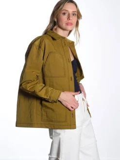 Workwear Shirt Jacket - Olive